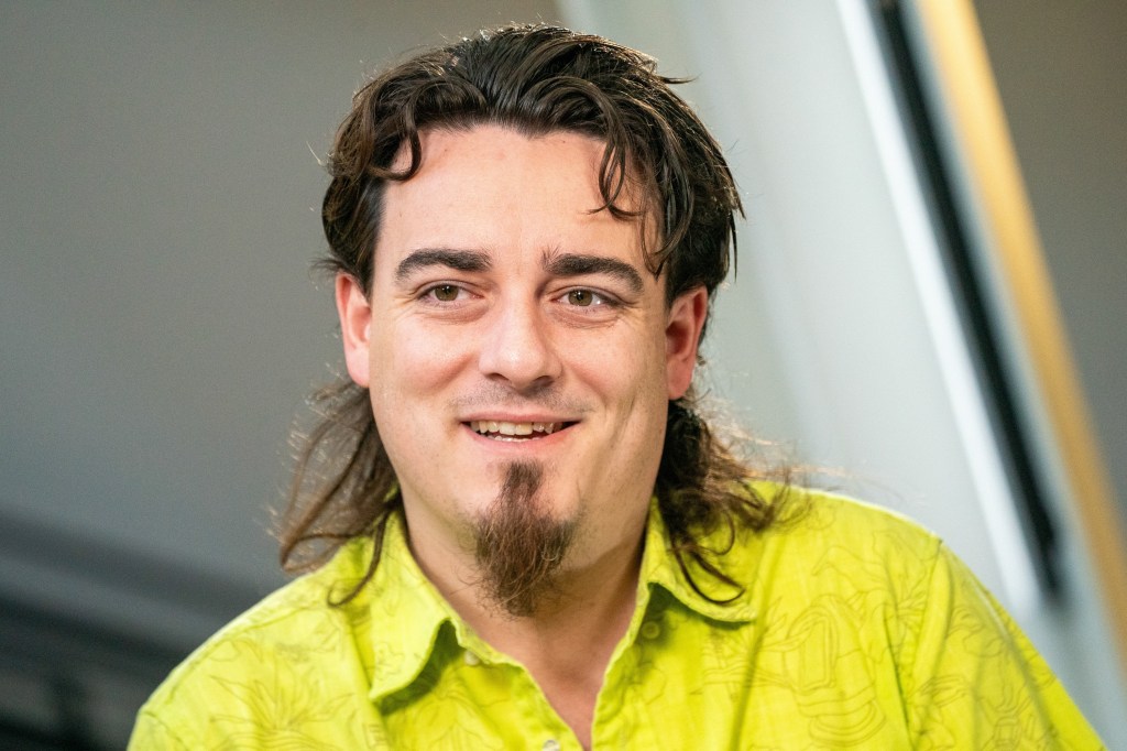 Palmer Luckey, founder of Anduril Industries. Photographer: Kyle Grillot/Bloomberg