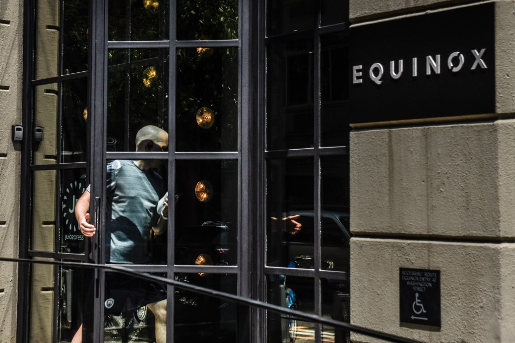 An Equinox gym in New York, U.S., on Tuesday, July 6, 2021. Members of New York City's fitness industry who sweated out the pandemic say gyms are bouncing back after more than a year of closures and persistent struggles to retain clients. Photographer: Stephanie Keith/Bloomberg