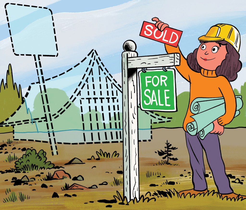 sold business sign