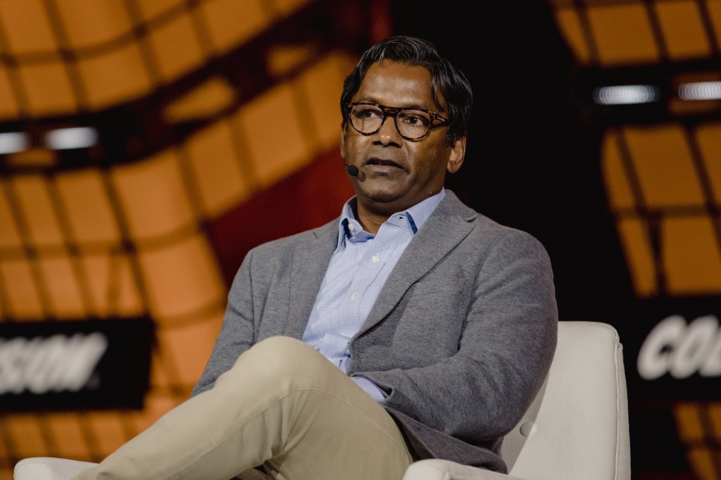 Jai Das, president, partner and co-founder of Sapphire Ventures LLC, during the Collision conference in Toronto, Ontario, Canada, on Thursday, June 29, 2023. Collision brings together the people and companies redefining the global tech industry. Photographer: Chloe Ellingson/Bloomberg
