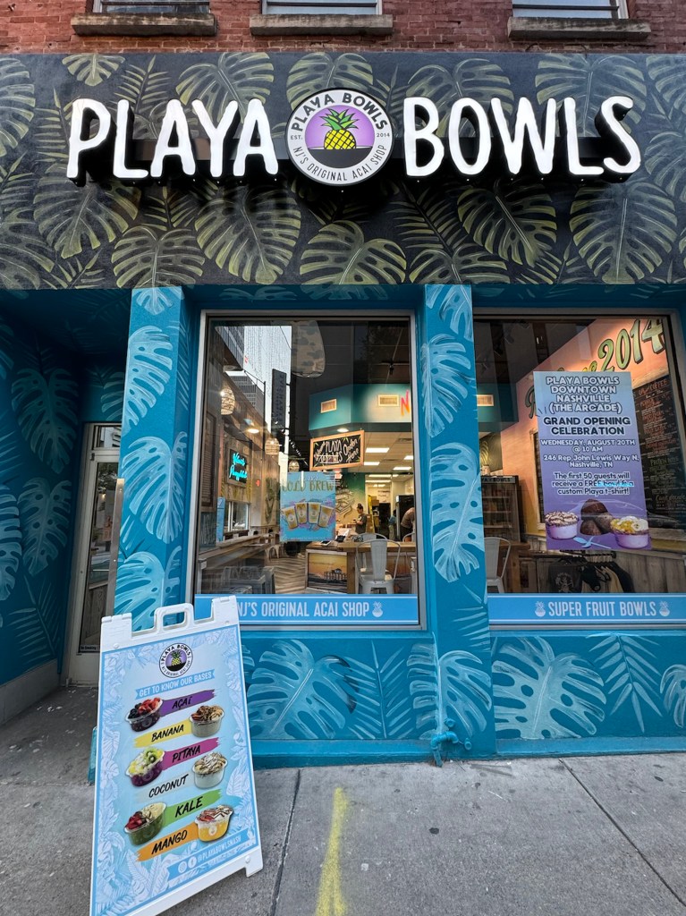 Playa Bowls storefront. Credit: Playa Bowls