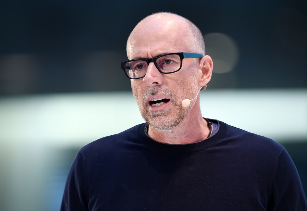 Scott Galloway, lecturer in Marketing at New York University, speaking at the DLD (Digital-Life-Design) conference in Munich, Germany, 18 January 2016. For three days, guest speakers discuss trends and developments in digitalisation at the innovation conference. PHOTO: TOBIAS HASE/dpa | usage worldwide (Photo by Tobias Hase/picture alliance via Getty Images)